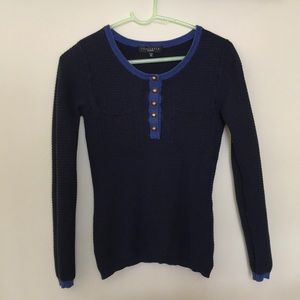 Cutest blue sweater!